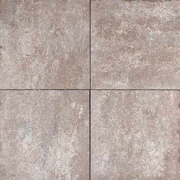 *Trippel T 60x60x4 Bruin nuance