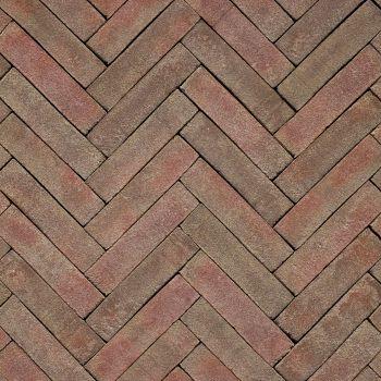 Gebakken WF Strak Novoton rood bruin onbezand, 20x5x6 UWF60