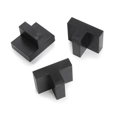 *Vari Spacer T-stuk Zwart 10 x 30 x 40 mm (per 100 st)