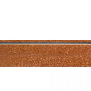 *Plantenbak Modulair Corten 210x120x28 cm