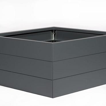 *Plantenbak Modulair Antraciet 180x180x42 cm