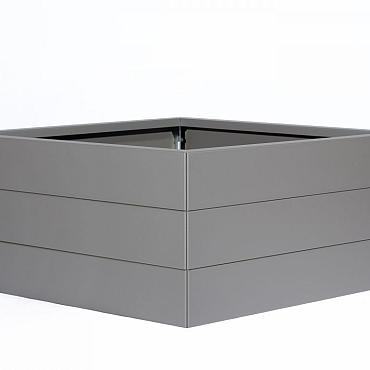 *Plantenbak Modulair Taupe 240x240x42 cm