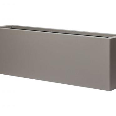 *Plantenbak Vlak Taupe 210x30x40 cm