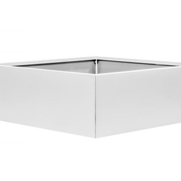 *Plantenbak Vlak Wit 300x300x60 cm