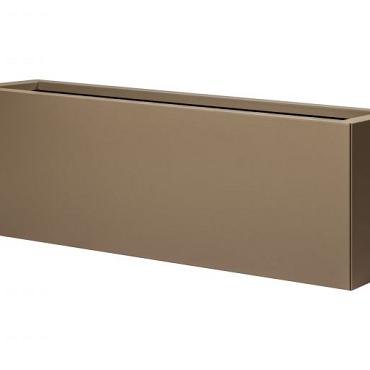 *Plantenbak Vlak Supra Bruin 210x30x60 cm