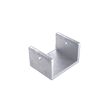 *StructurAL Alu eindkap verpakt per 10 stuks