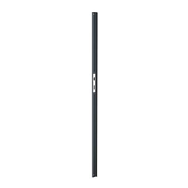 *Aanslaglat met slotlijst L 183cm RAL7016 voor poort (2697-2698)