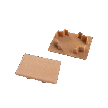 *Brise soleil eindkap 42*60mm Cedar (24pcs)