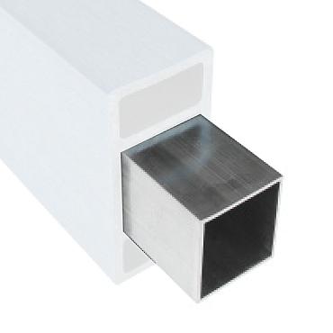 *Brise soleil Stabiliseringslijst L-385cm Alu 30x30x2mm