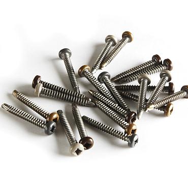 *Schroef WEO Dark Grey tx 4,2x38mm(100) 100 schr./doosje +bit torx rvs AISI304
