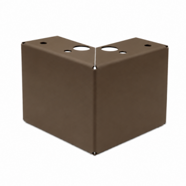 *Poten set - Taupe 9,5cm hoog