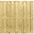 *Scherm Vuren bij beton 180x180. 21 planks