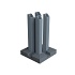*Boston pvc afdekkap RAL7016 voor paalhouder Art 2881