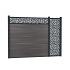 *Boston Decopaneel Crios horizontaal 30x175cm RAL7016 dikte 2mm