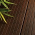 *FelixWood Thermo Bamboe Melody 18x155mm dark  grof/glad-Woca voorgeolied clip-kops tong+groef L 186 cm