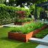 *Plantenbak Modulair Corten 240x150x28 cm