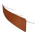*Borderpaneel flex 220x56 CORTEN incl.3 U profielen, 3 spankettingen en 6 grondpennen