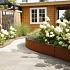 *Borderpaneel flex 220x56 CORTEN incl.3 U profielen, 3 spankettingen en 6 grondpennen