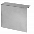 *Overzetstuk muurelement recht 150x30x15,8 VERZINKT