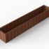 *Plantenbak Module+ Corten 360x60x56 cm
