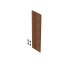 *Koppelplaat 16,5 cm CORTEN exclusief incl. 4 stuks zelftappers