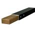 *Verbinder hout 26x46mm. lengte 20cm voor alu 30x50mm + 2 schroeven