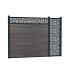 *Boston Decopaneel Crios horizontaal 30x175cm RAL7016 dikte 2mm
