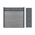 *Boston Decopaneel Crios horizontaal 30x175cm RAL7016 dikte 2mm