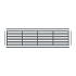 *Boston Decopaneel Paxos horizontaal 45x175cm RAL7016 dikte 2mm