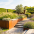*Plantenbak Vlak Corten 210x120x60 cm