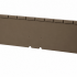 *Kantopsluiting Single flex 300x16,5 cm SUPRA BRUIN exclusief koppelplaat of koppelspies